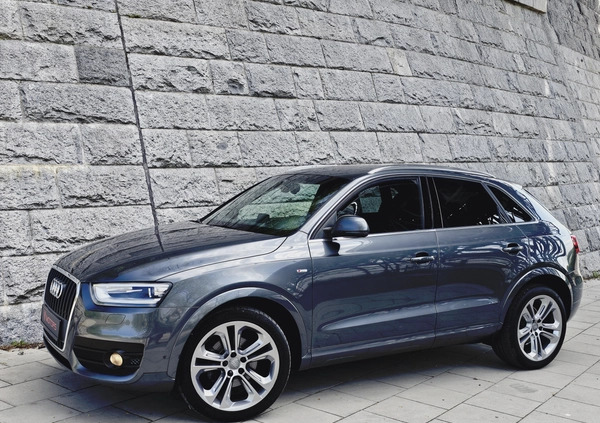 Audi Q3 cena 57700 przebieg: 239647, rok produkcji 2013 z Szczekociny małe 781